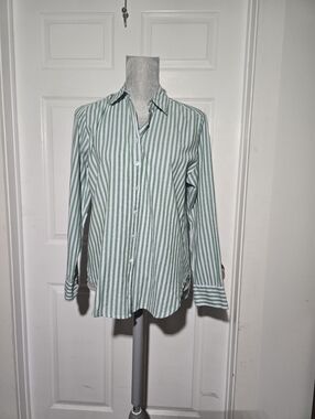 XIRENA striped Button Down Blouse
